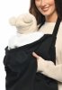 MijaCulture - Maternity fleece warm Baby Universal Windproof Carrier Cover 4023 Black / white